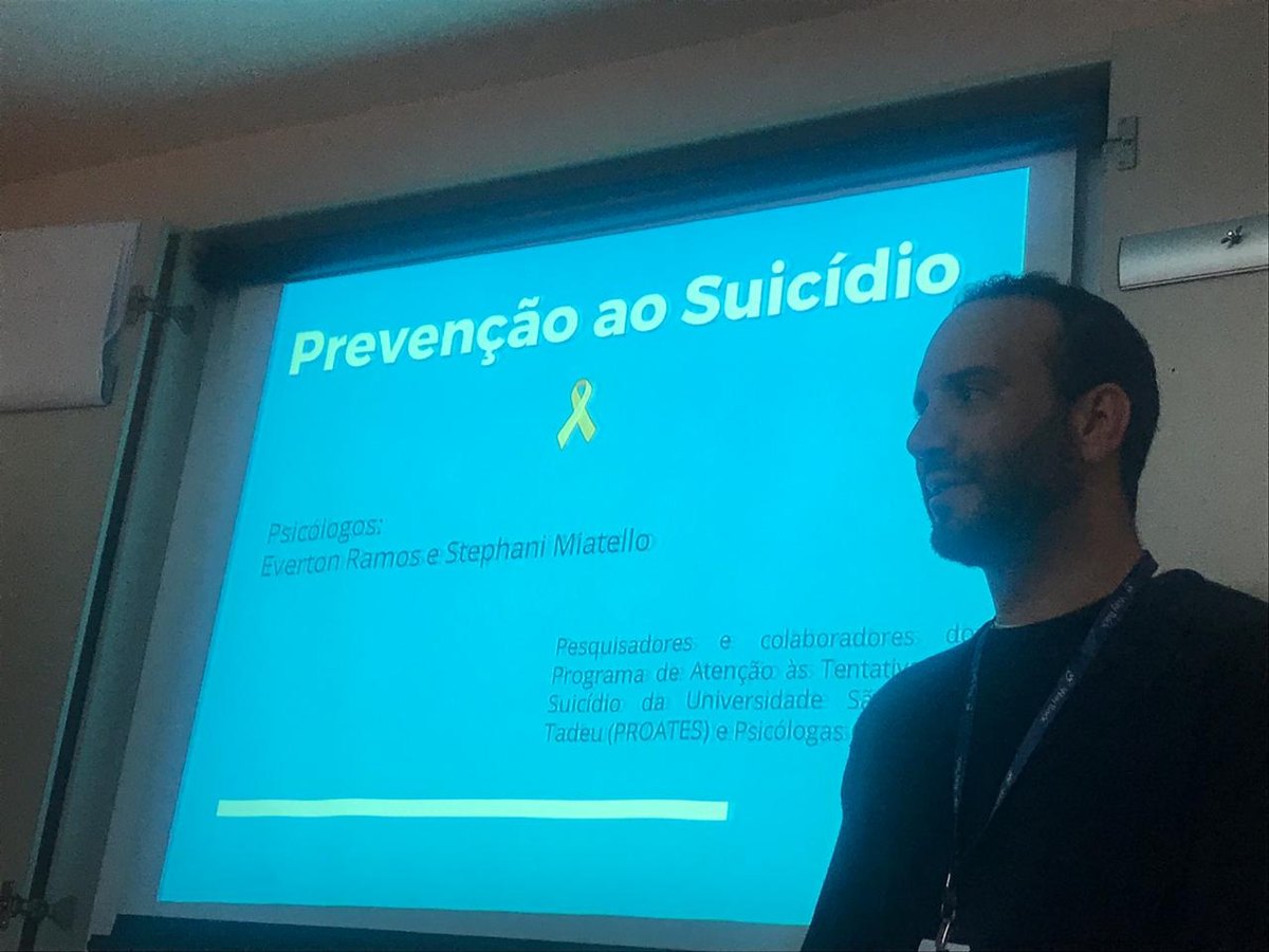 Palestra sobre prevenção ao suicídio